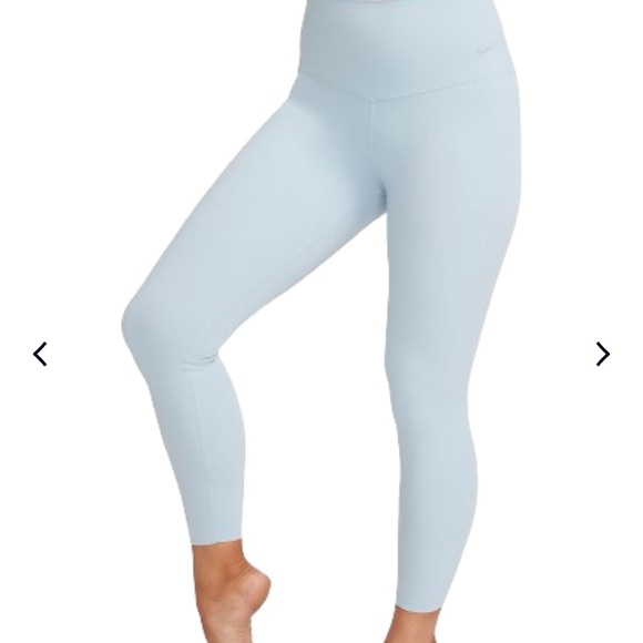 Nike Pants - Nike Zenvy Gentle Support High Waist 7/8 Leggings M Medium Blue Women NWT $100